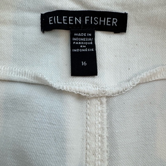 Eileen Fisher Organic Cotton Crop Lantern Pants Size 16 - Picture 6 of 7